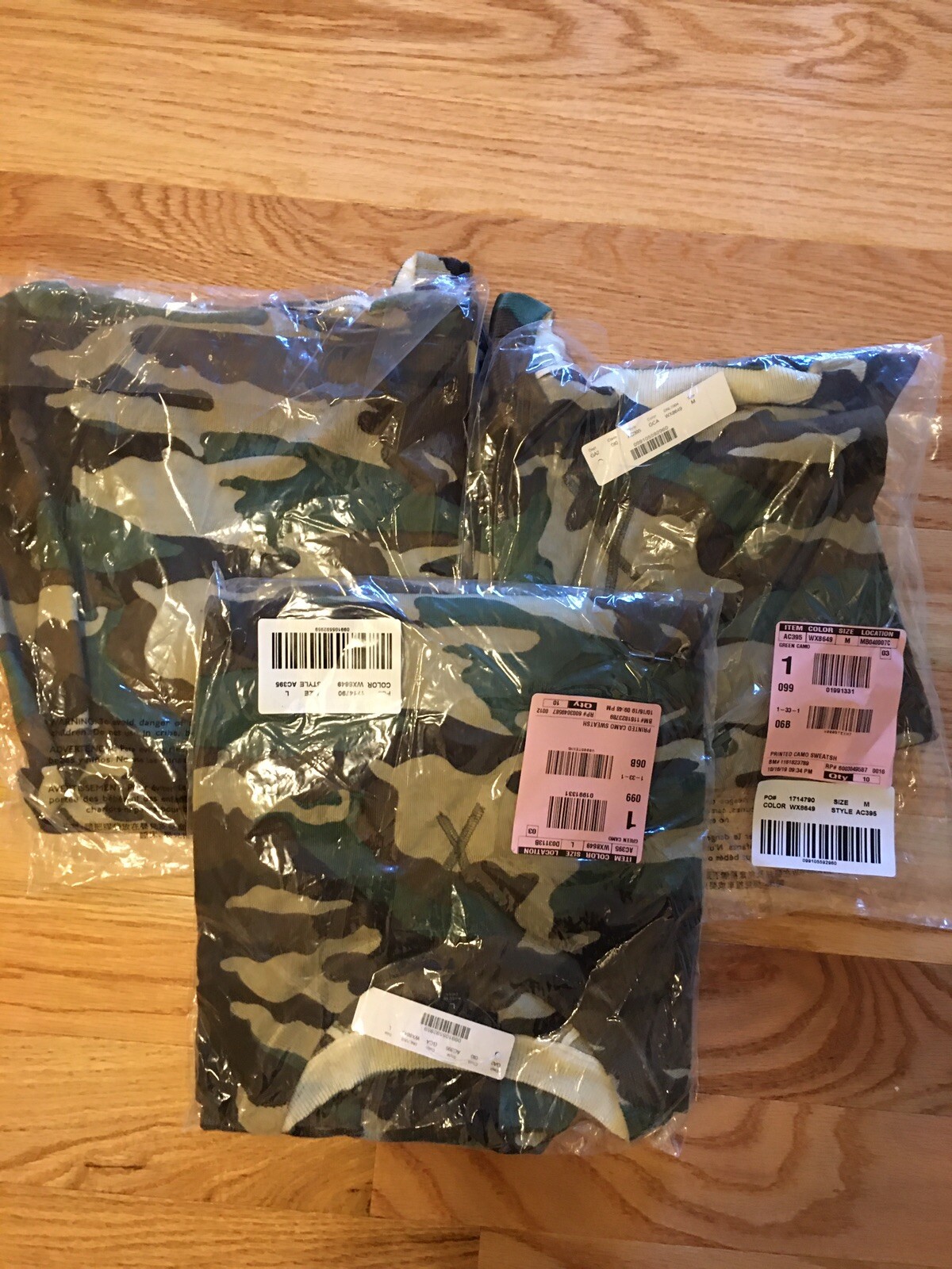 NWT J.Crew Merino Wool Sweater in Camo orig$89.50 New Arrival XS S M