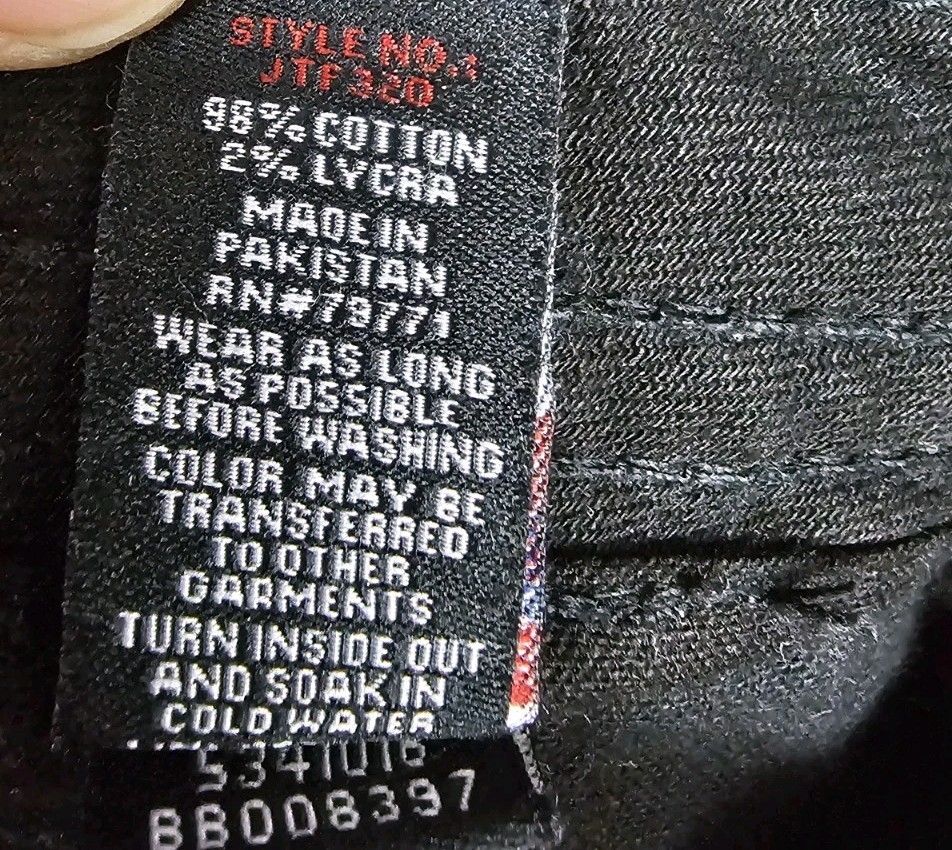 Jordan Craig Martin Stacked Aviation Cargo Pants Mens 34×37 Black Multi Pockets