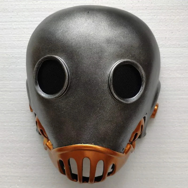 Vintage Steampunk Clockwork Man Hellboy Kroenen Resin Mask Cosplay Helmet Hallow