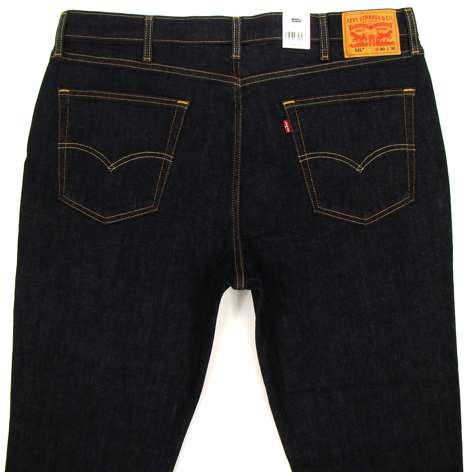 New Levis 541 Men’s Jeans Athletic Taper 40X30 DARK BLUE Stretch FREE SHIPPING