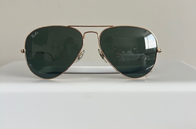 Ray-Ban RB3025 Classic Aviator Sunglasses Gold Frame 58mm Green G15.
