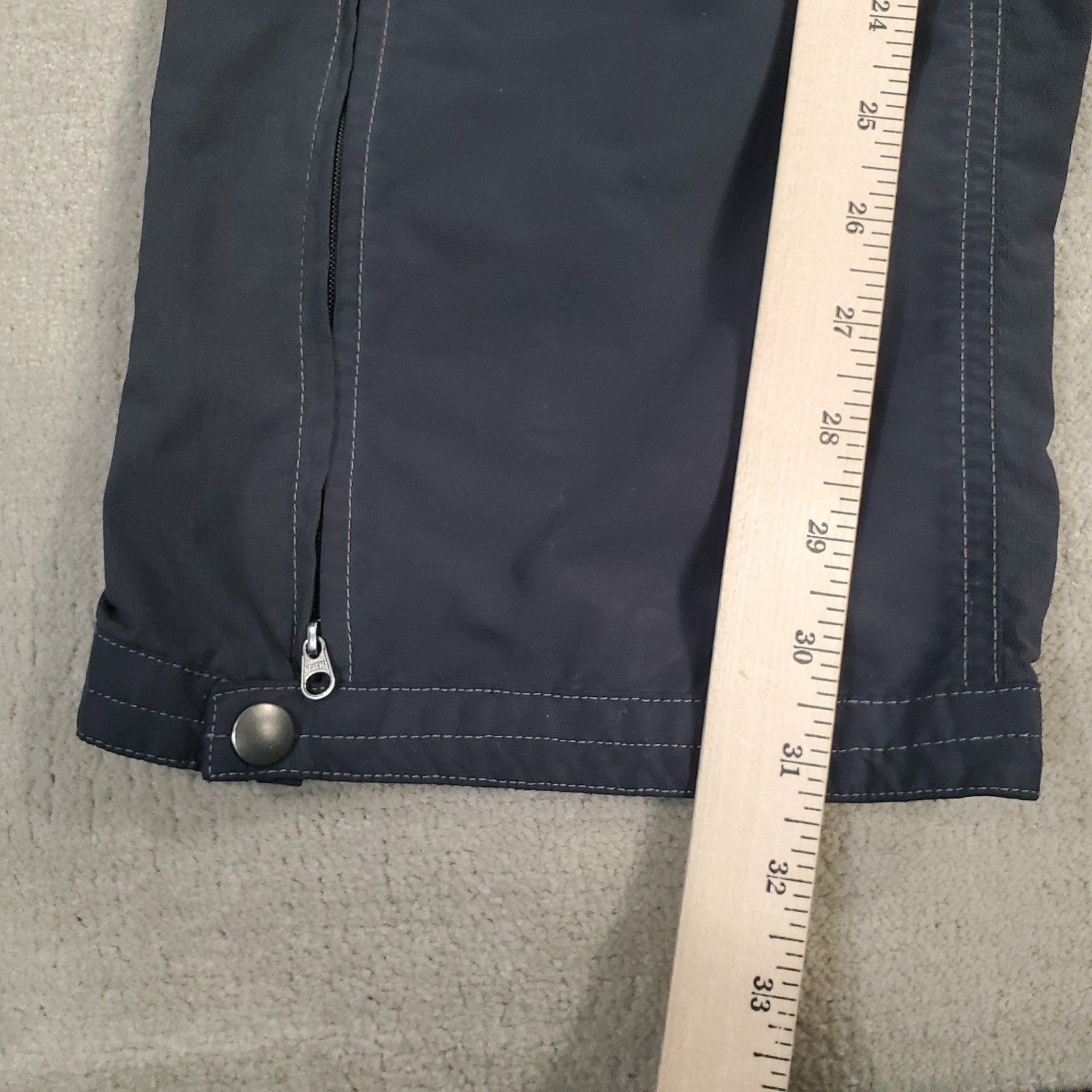 Kuhl Convertible Pants Womens 12 Reg Black Lightweight Hiking Climbing Gorpcore*
