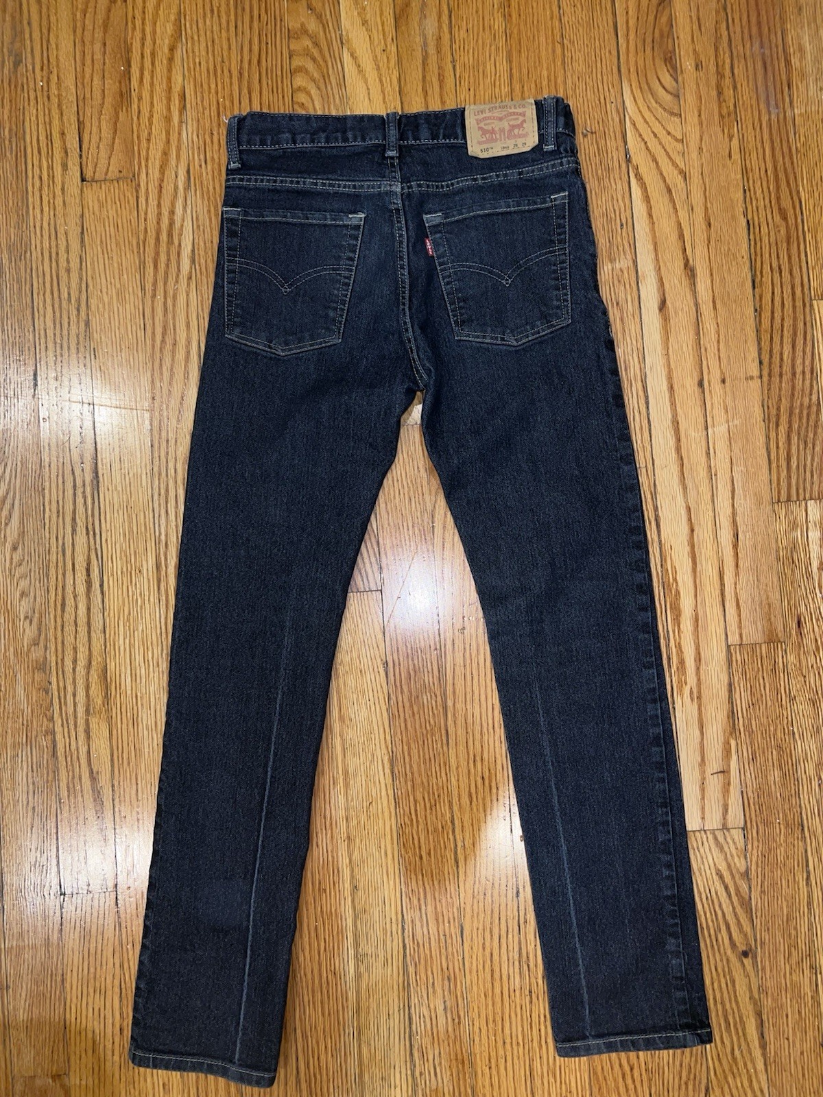 Levi’s 510 Skinny Jeans Men’s 29×29 Dark Wash Stretch Denim Black