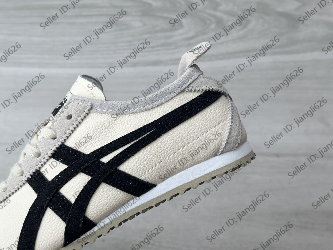 NEW Onitsuka Tiger Mexico 66 Classic Unisex Shoes Birch/Black Vintage Sneakers