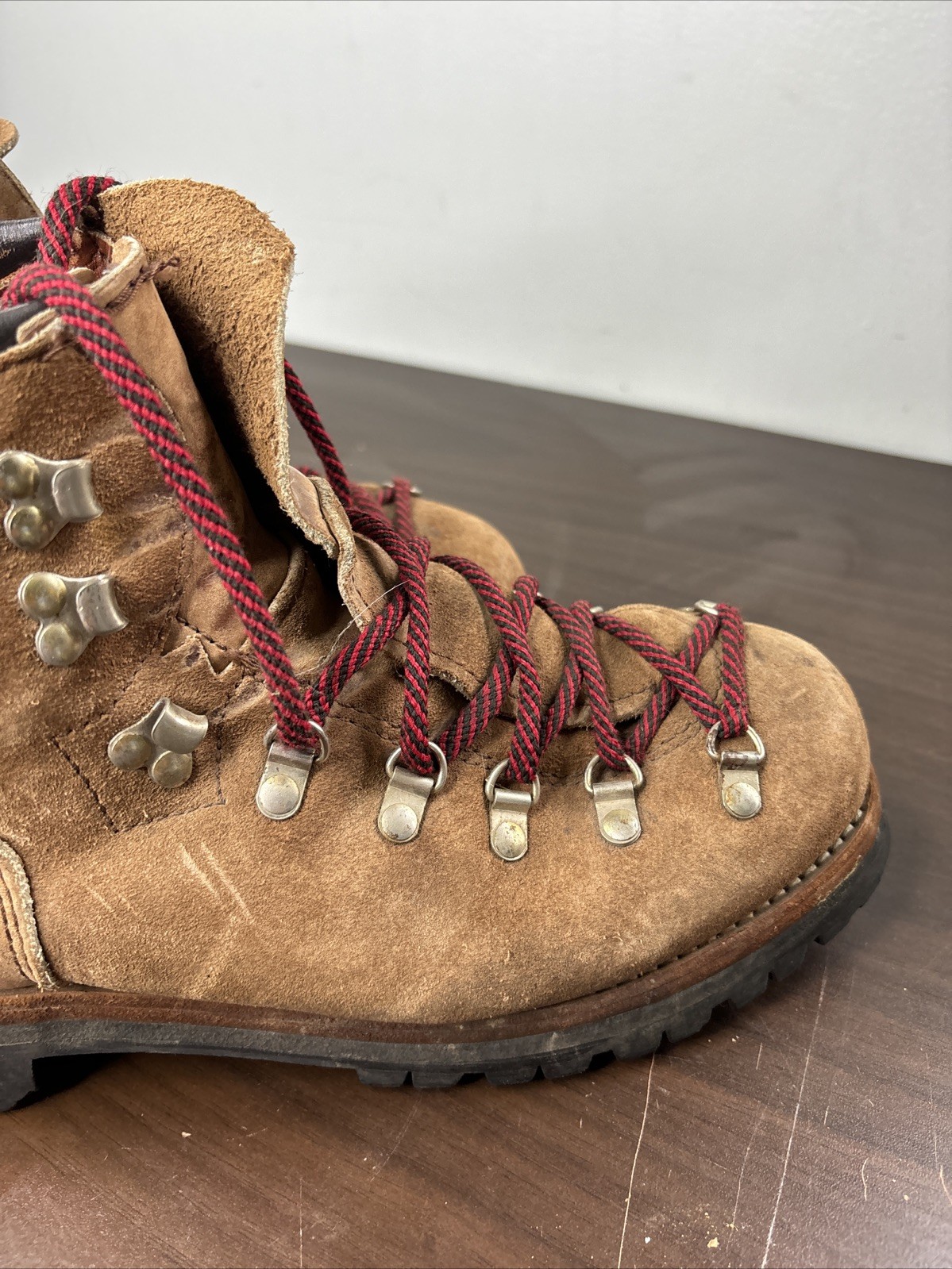 Vtg Dexter Mountaineering Alpine Hiking Vibram Boots Sz 10 M USA W998-4