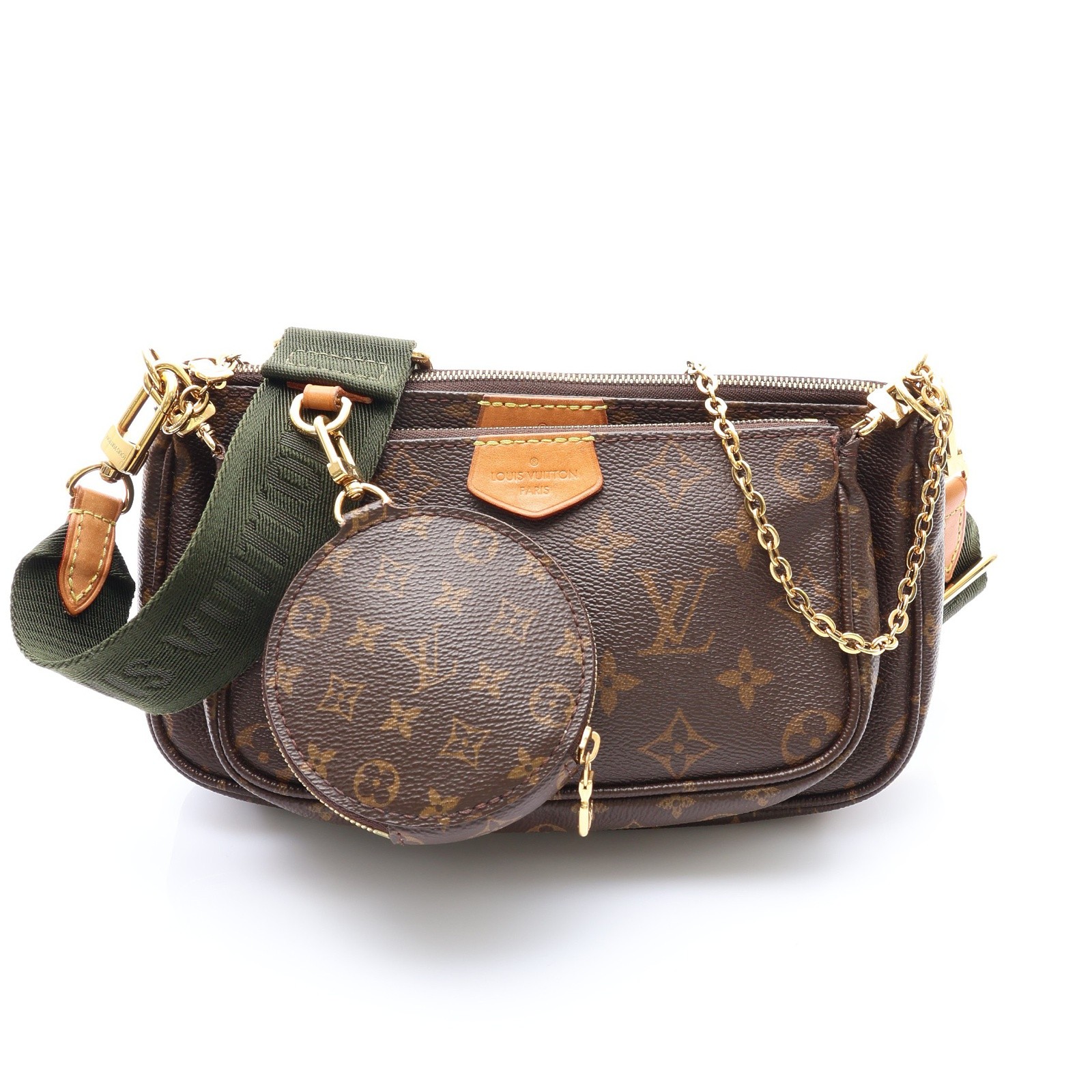 LOUIS VUITTON Multi Pochette Accessoires Shoulder Bag Monogram Canvas Brown