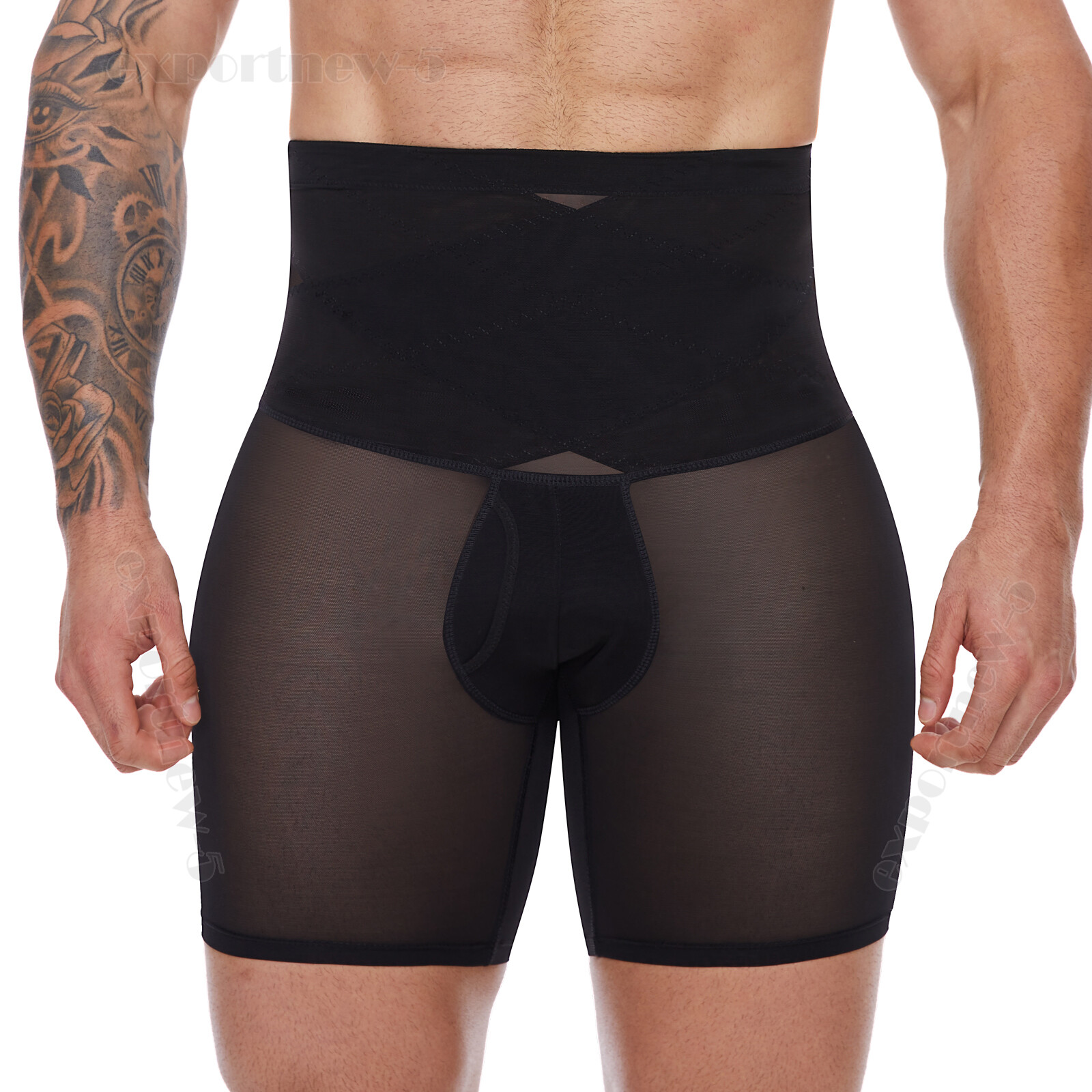 Fajas Colombiana para Hombre Stomach Shaper Boxer Brief Breathable Shapewear Men