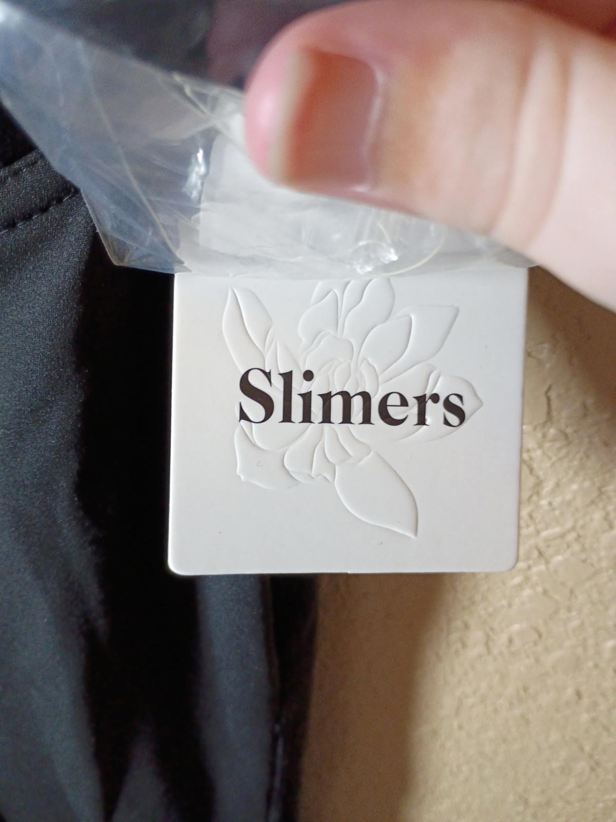 Slimers Backless Shapewear Bodysuit Slimming Built In Bra With Plunge Black M