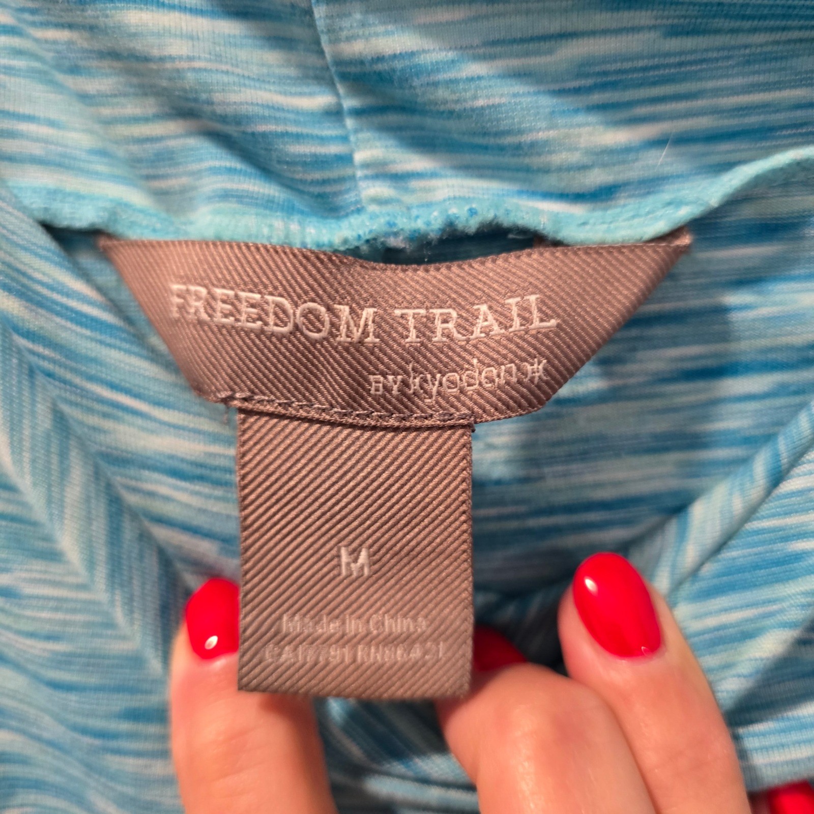 Freedom Trail Blue Heathered Wrap Skirt Athletic Skirt Size M
