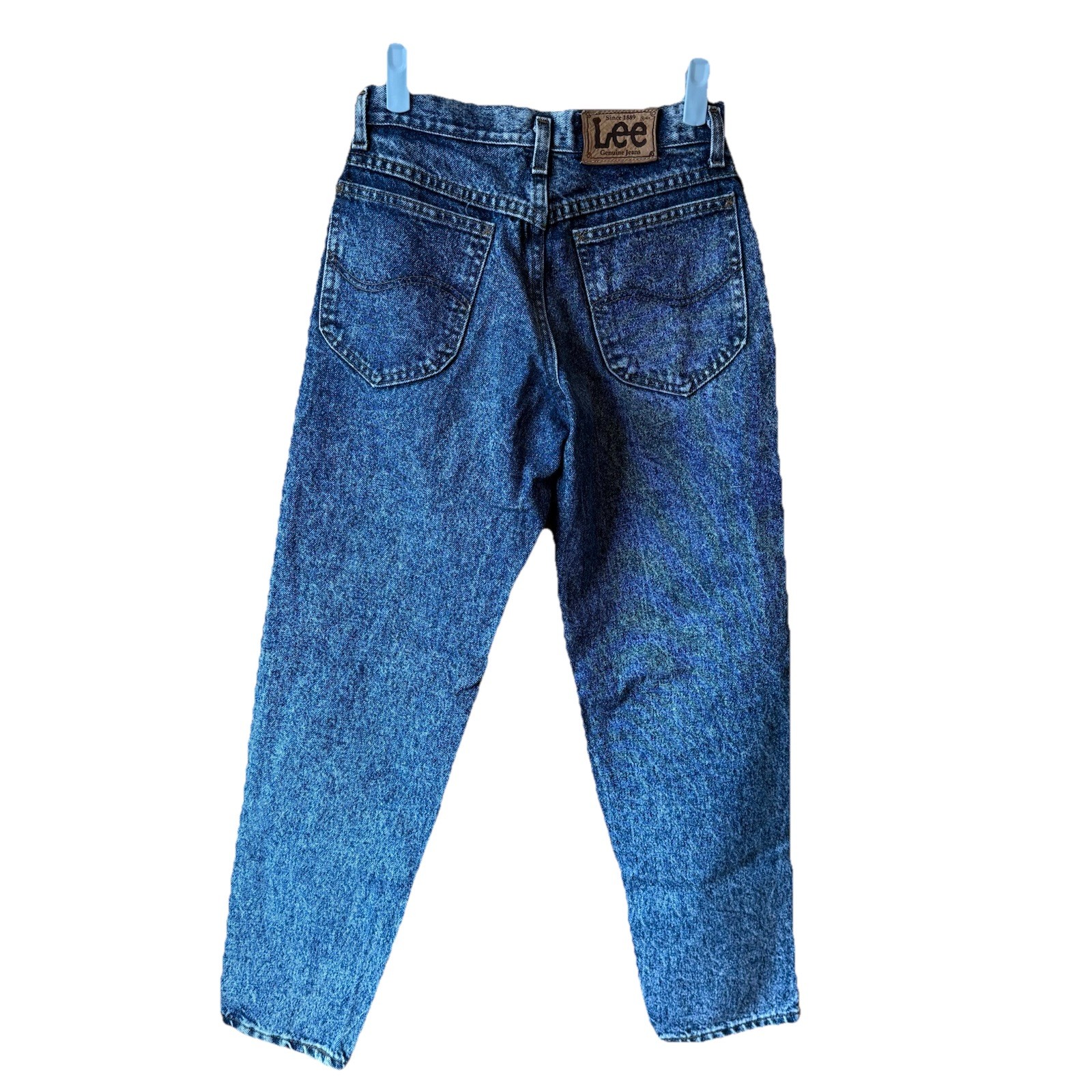 Vintage Lee Mr Union Made USA Denim Jeans Mens 27 x 29 Workwear Dark Wash
