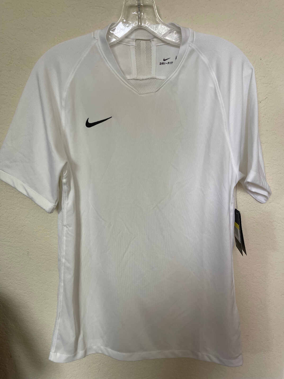 Nike Dry Strike Soccer Football Men Jersey White AJ1022 100