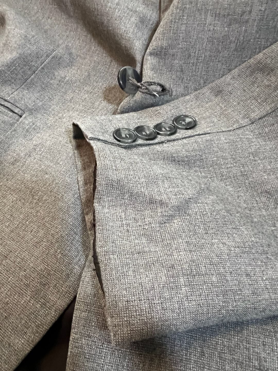 Dario Cárdenas Gray Two-Button Blazer Sport Coat