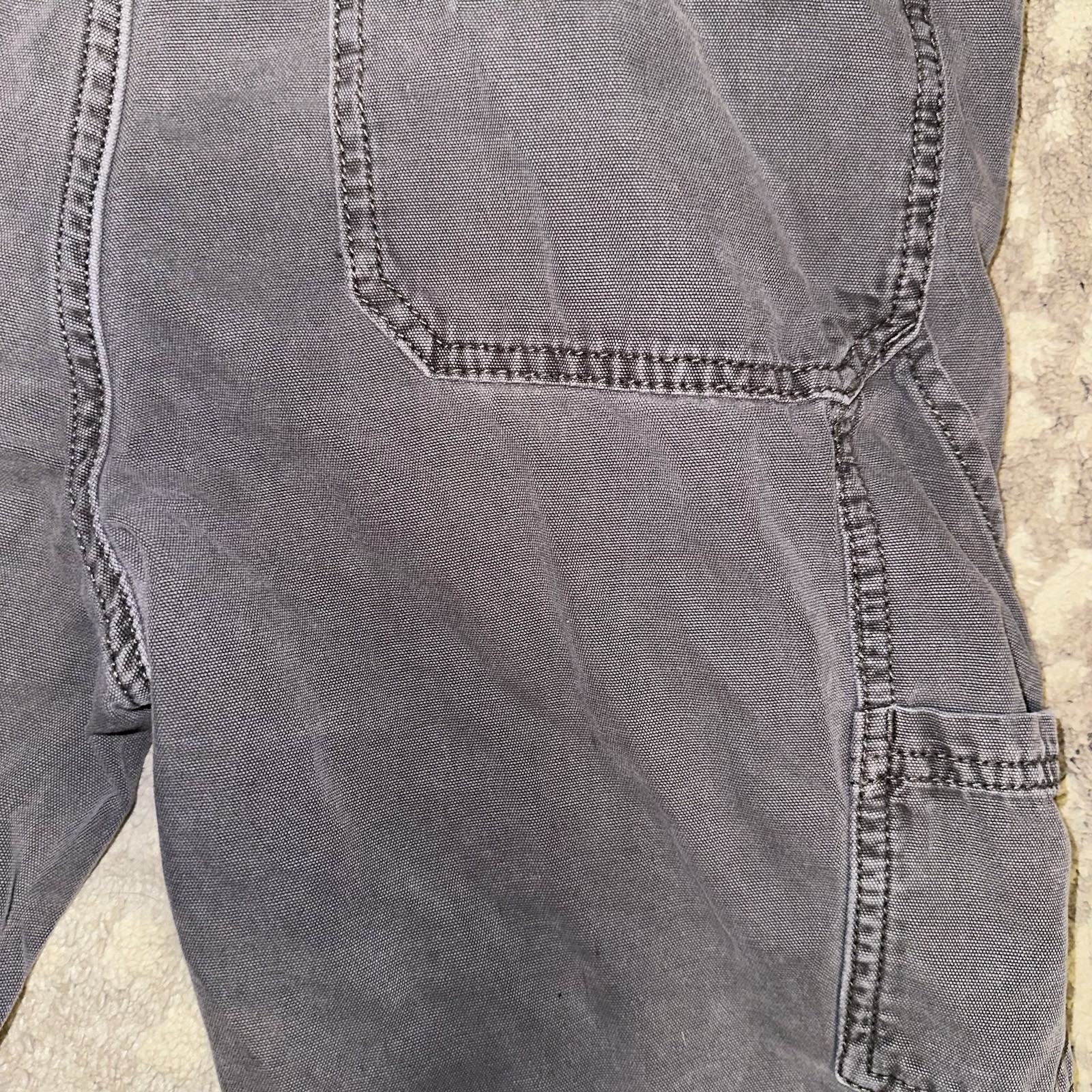 Men’s Aeropostale Charcoal Carpenter Pant Size Med NWT Tool Pockets Hammer Loop