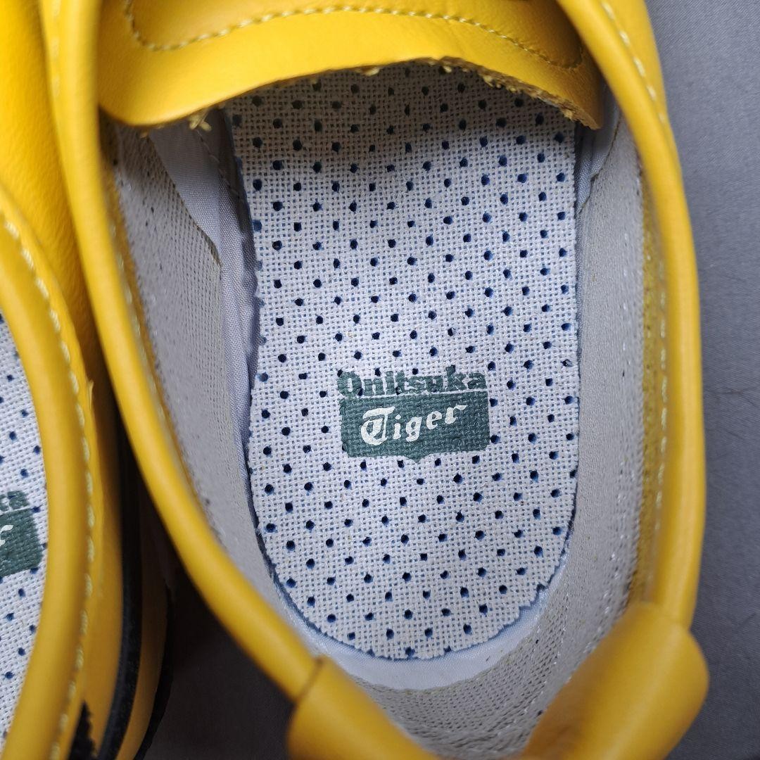 Onitsuka Tiger MEXICO66 Yellow Black 9 Leather Sneakers