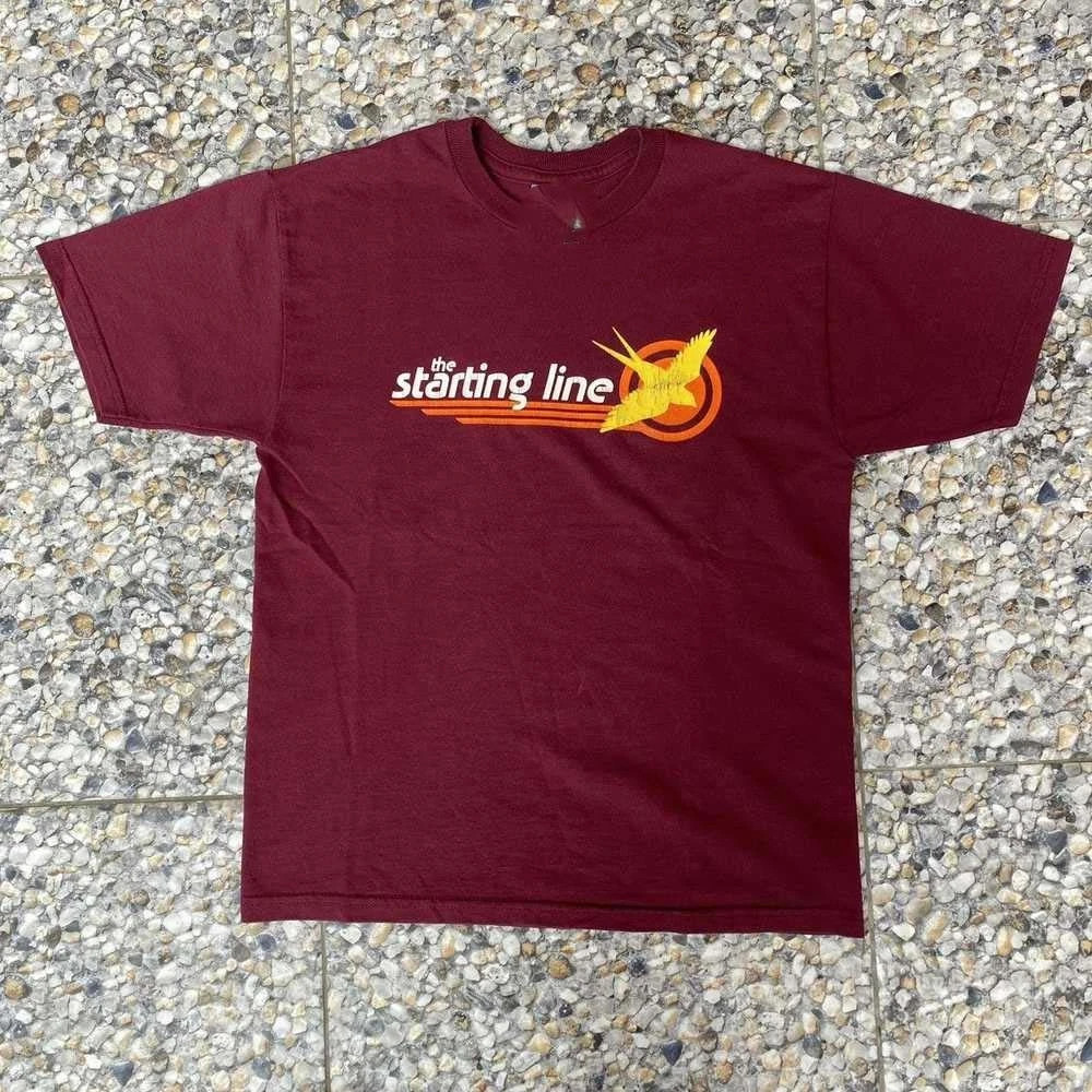 2000s The Starting Line Cotton Unisex Full Size Shirt D111
