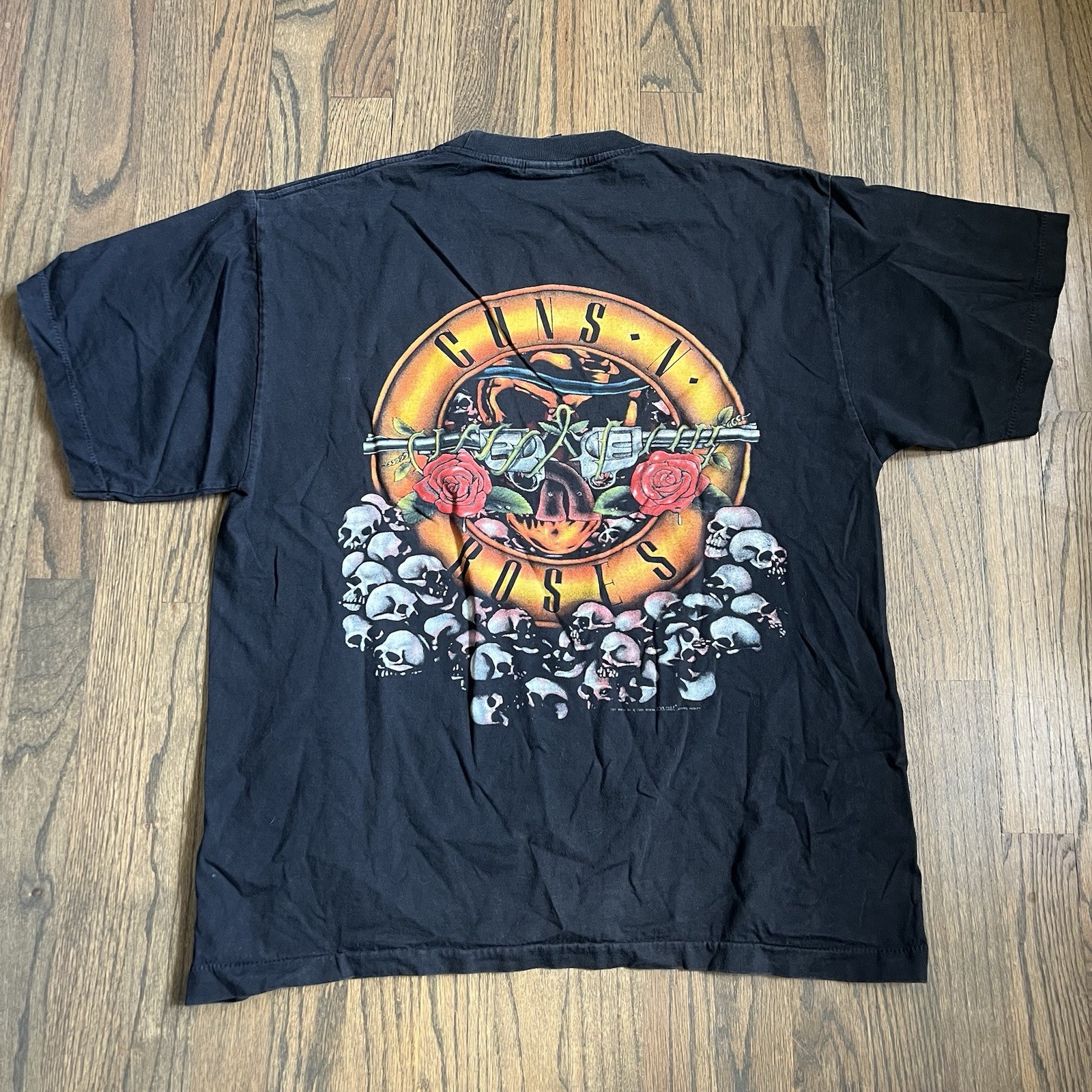 Rare Vintage 90s Guns And Roses Rock Eagle 1997 Band Tee Shirt Sz XL