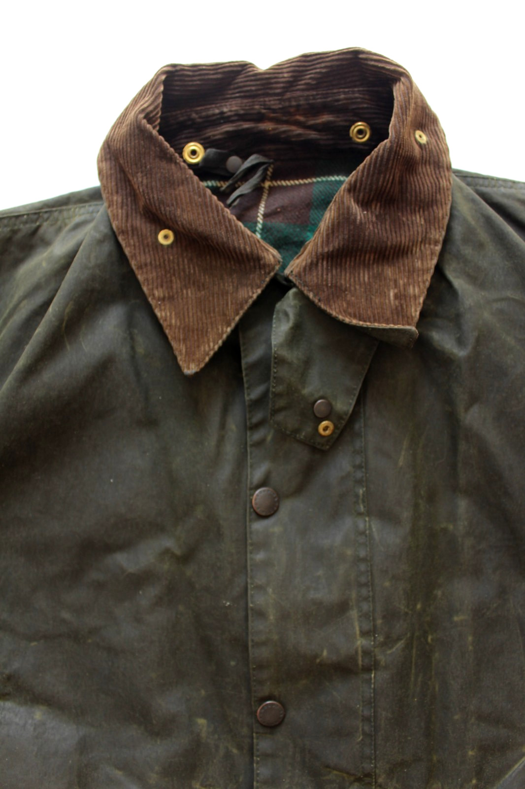 Vintage Barbour Northumbria A400 men’s wax jacket C46 /1 17cm olive LJKTC690