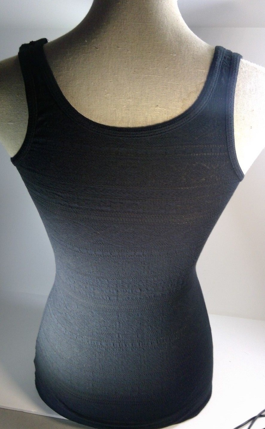 Set of 2 Women’s Black Mossimo Aztec Print Embossed Textured Tank Top
