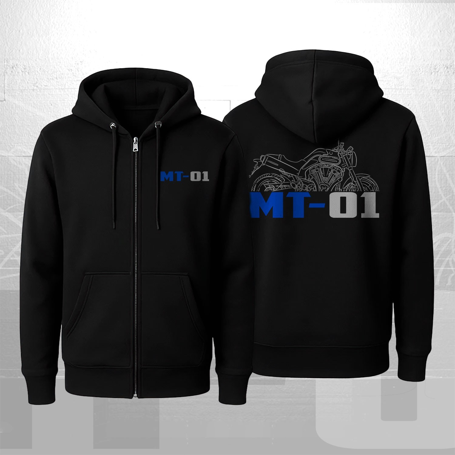 For Yamaha MT-01 2005-2012 fans – Motorcycle ZIP Hoodie