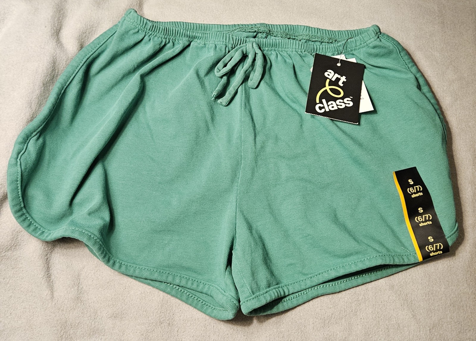 Girls’ Knit Pull-On Shorts 100% Cotton- art class™ Green Size S (6/7) NWT