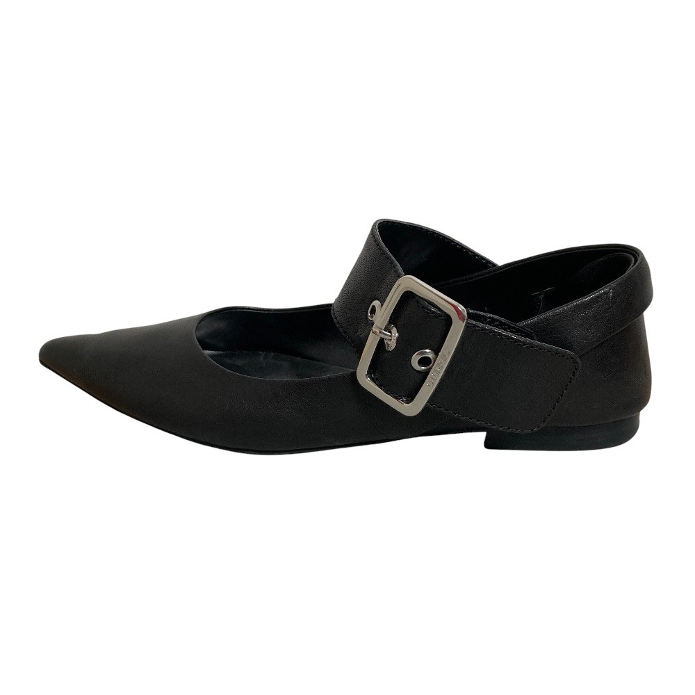 DIESEL pointed-toe flat pumps, size 37 (9.3 inches), black Women USED