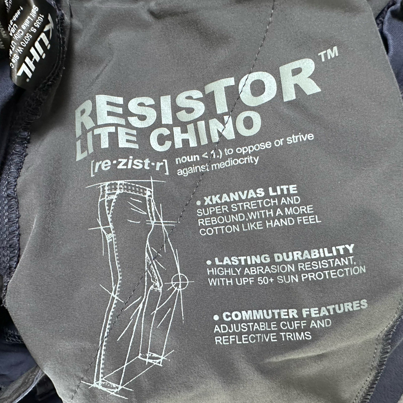 Kuhl Resistor Lite Chino Mens 35×30 Blue Xkanvas Lite Stretch Pants #2986