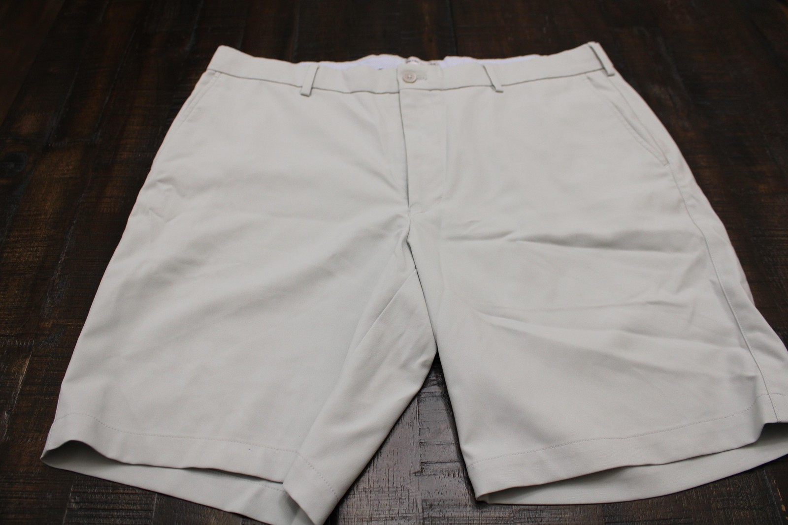 Peter Millar Shorts Mens 38 Gray Salem Performance Chino Golf Stretch 9 Inch