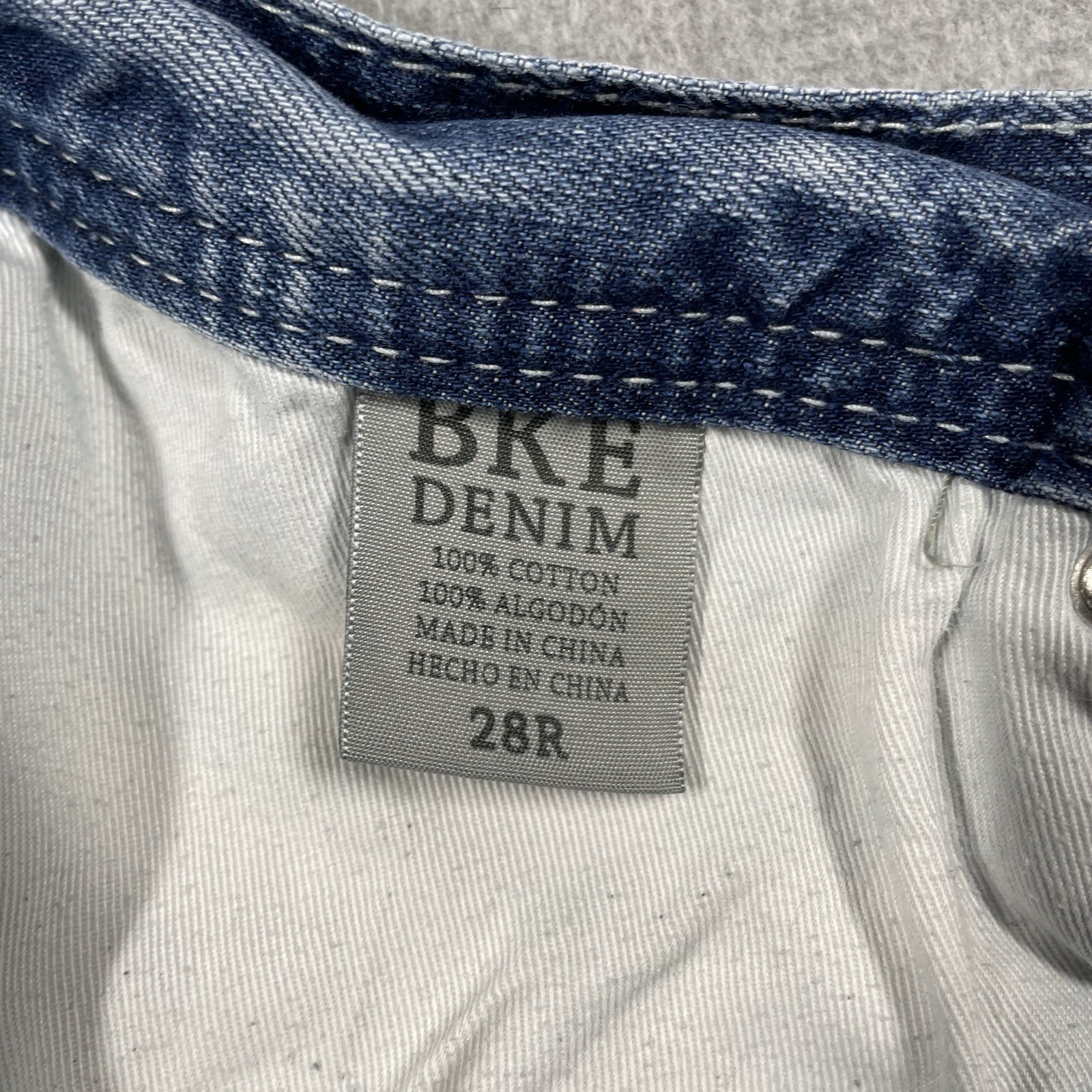 BKE Buckle Aiden straight leg jeans men’s 28R (fits 29×31) blue medium wash