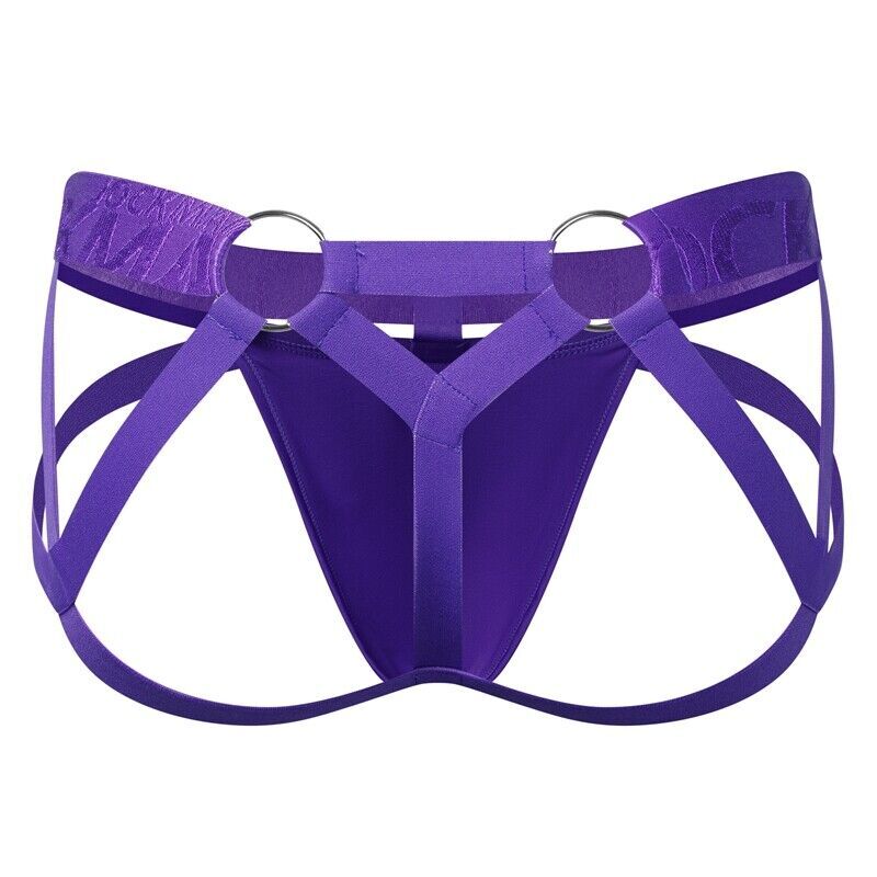 Jockmail Sexy Men’s Jockstrap Briefs Underwear G-string Thongs T-back Underpant