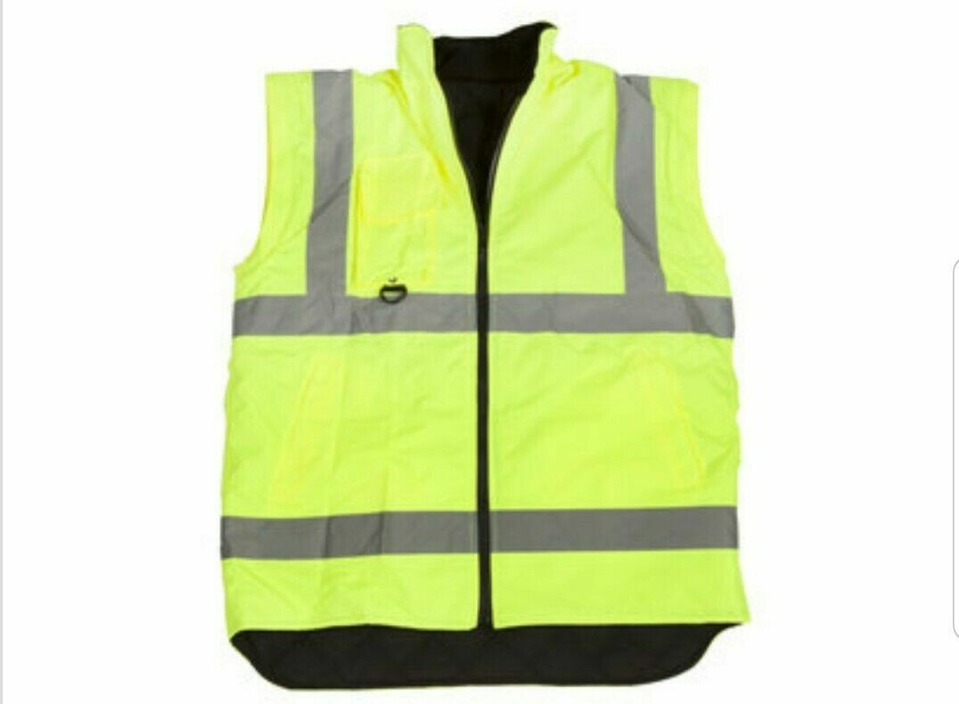 Class 3 *7-in-1 Waterproof High Visibility Jacket. S to 5x w/vest,hood hy-vis