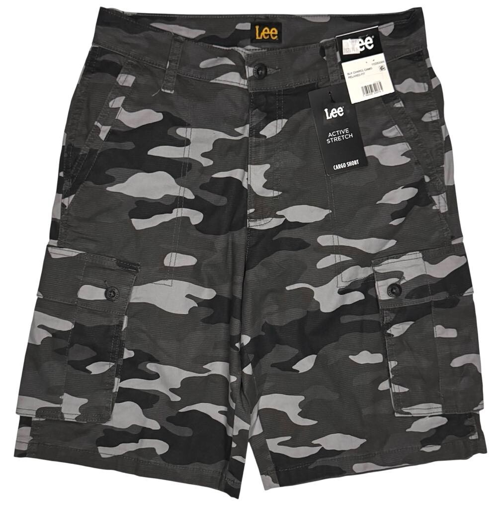 Lee #11697 NEW Men’s Relaxed Fit Camo Active Stretch Cargo Shorts