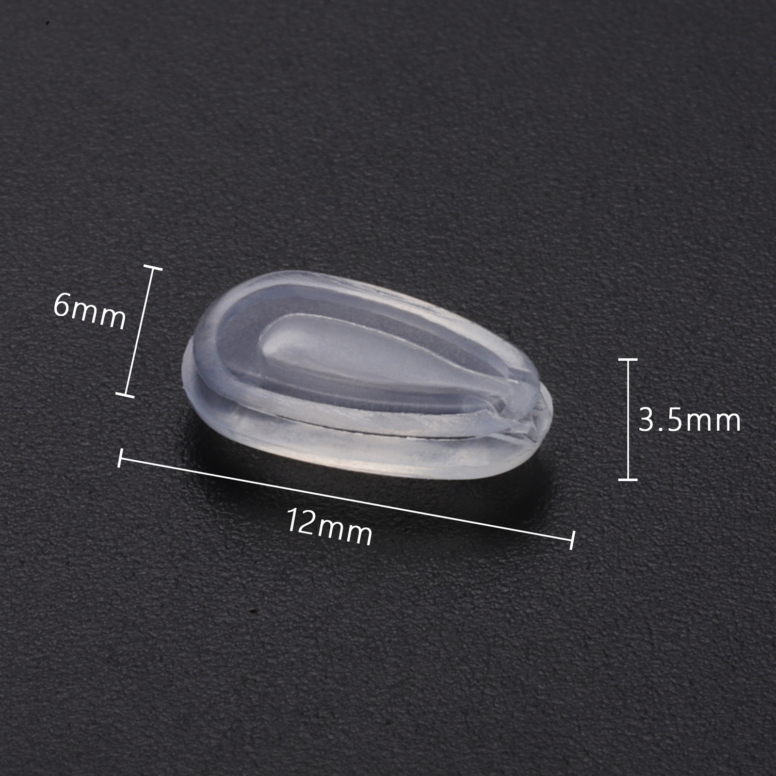 Silicone Replacement Crystal Clear Nose Piece For-Oakley Carbon Blade E/Wire 2.1