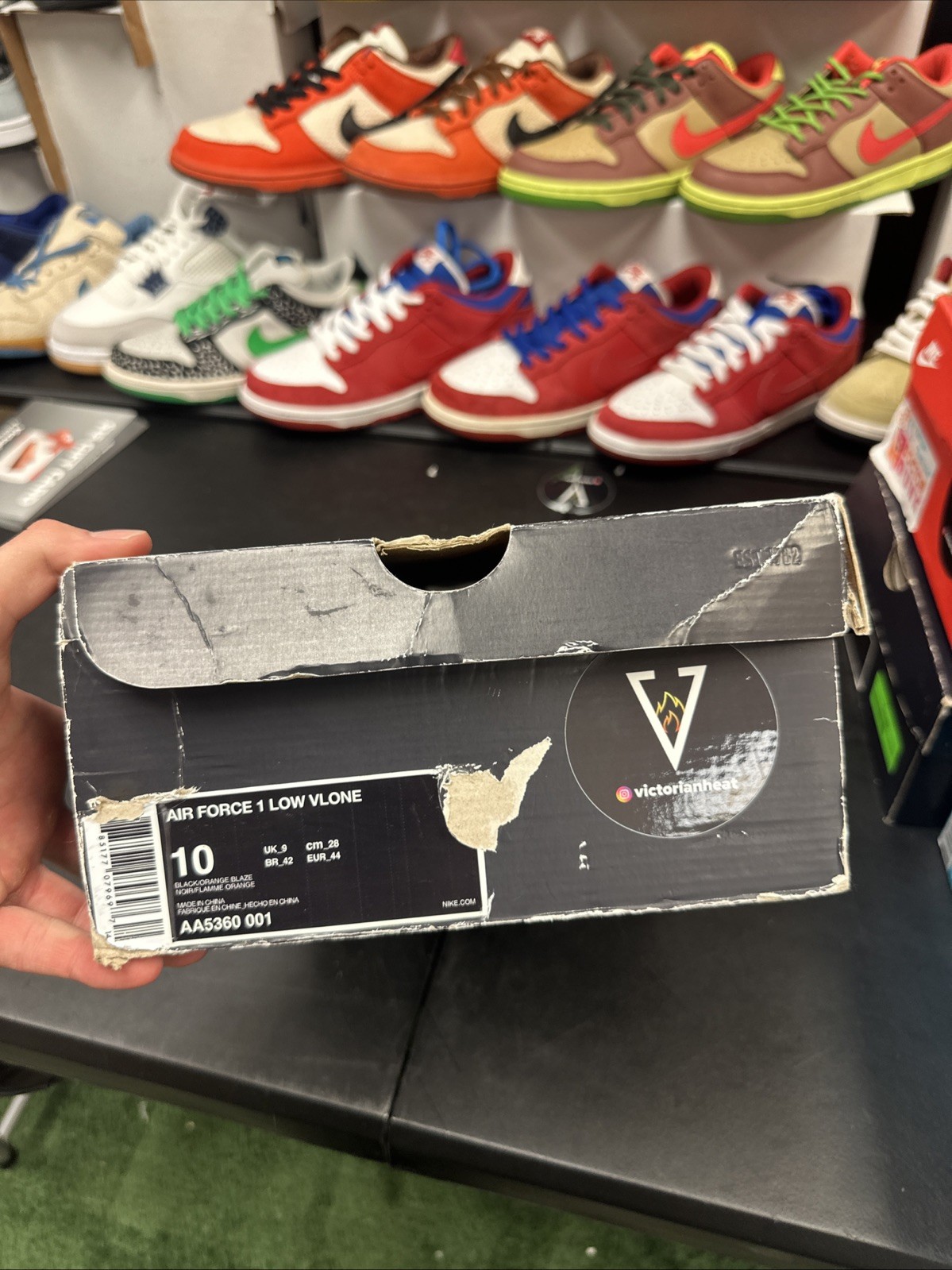 Size 10 – Vlone x NikeLab Air Force 1 Vlone