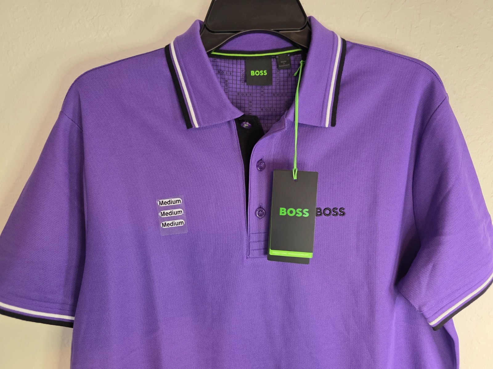 Hugo Boss Men Interlock Cotton Polo Shirt – Dark Purple