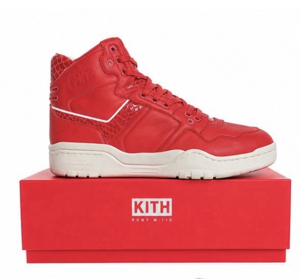 Kith x Pony M110 Ronnie Fieg Men’s Red Sneakers Size 13 Great Condition New York