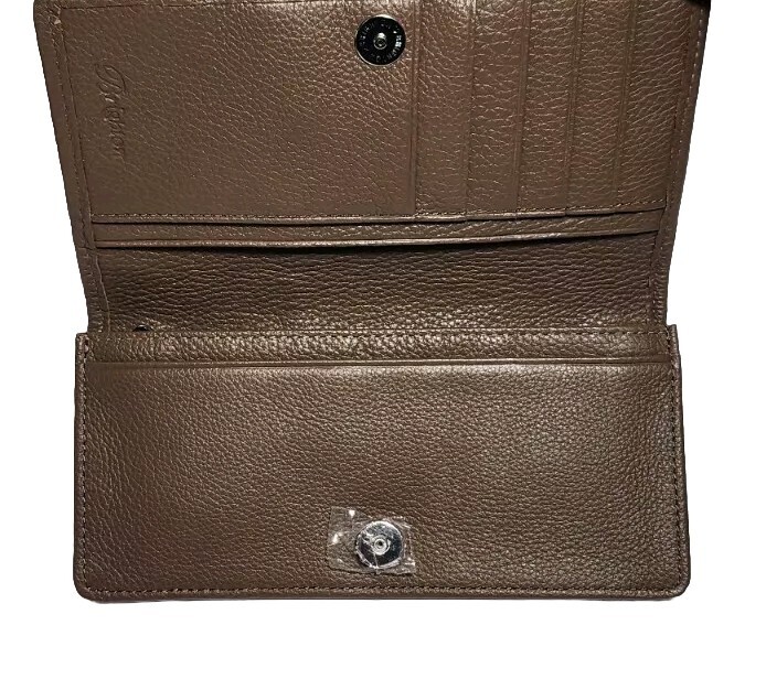 BRIGHTON OFF THE GRID ROCKMORE HORSE BIT EMBLEM PATCHWORK CROSSBODY WALLET NWD