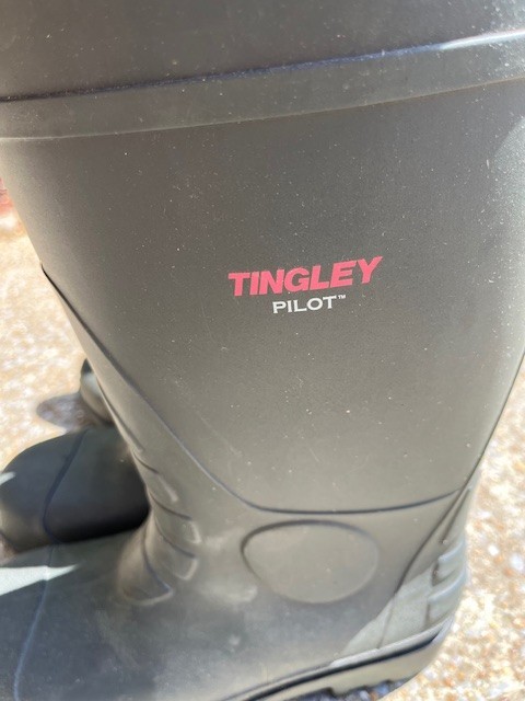 Tingley Men’s Pilot G2 Tall Rubber Boots, Plain Toe, Black, 11, 8