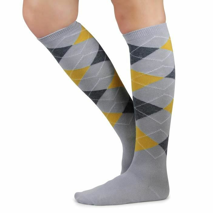 Spotlight Hosiery Elite Quality Argyle Womens Knee Highs Socks-You choose Color