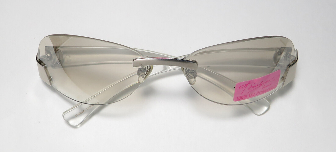 THALIA TH06 SI MIRRORED GRADIENT LIGHT BROWN LENSES PILOT SHAPE BRAND SUNGLASSES