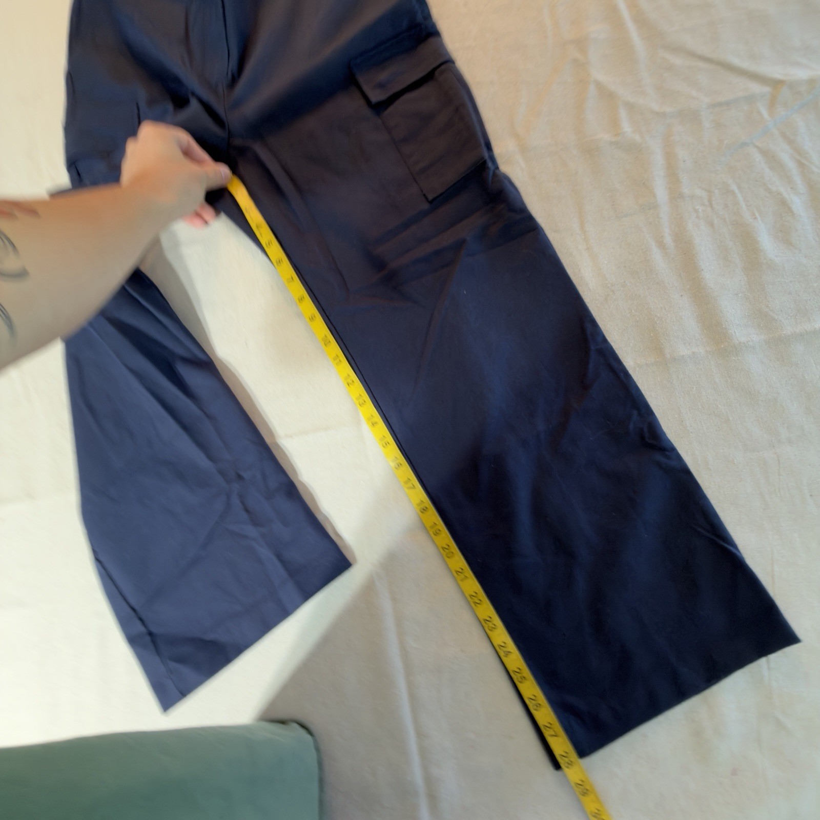 Chef Works Unisex Navy Blue Cargo Work Pants Utility Style