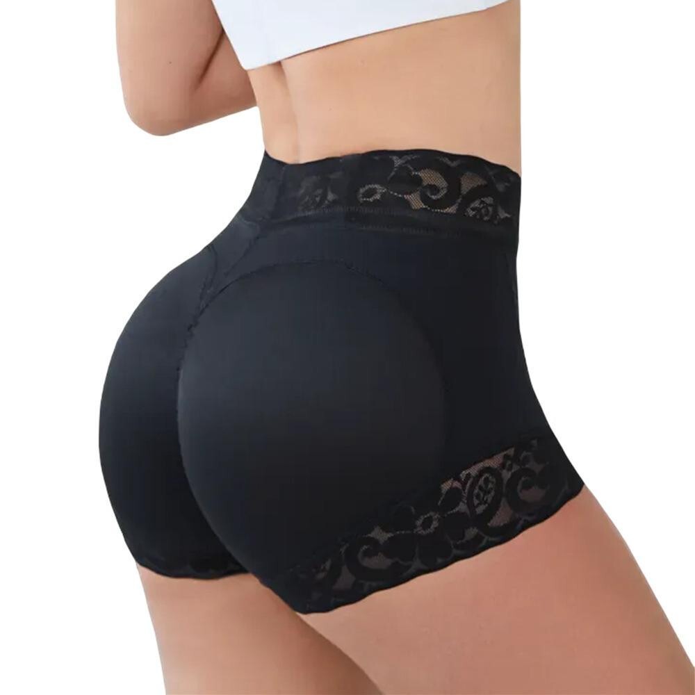 Pantalones Cortos de Cintura Alta Sin Costuras Realzan los Glúteos para Mujer