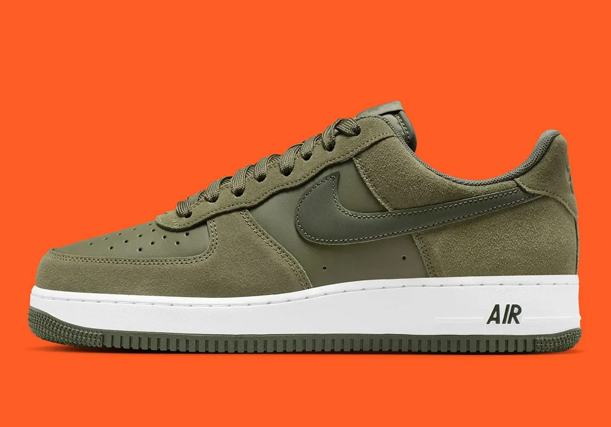 Nike Air Force 1 ’07 LV8 Shoes Medium Olive White IB6388-200 Men’s Sizes NEW