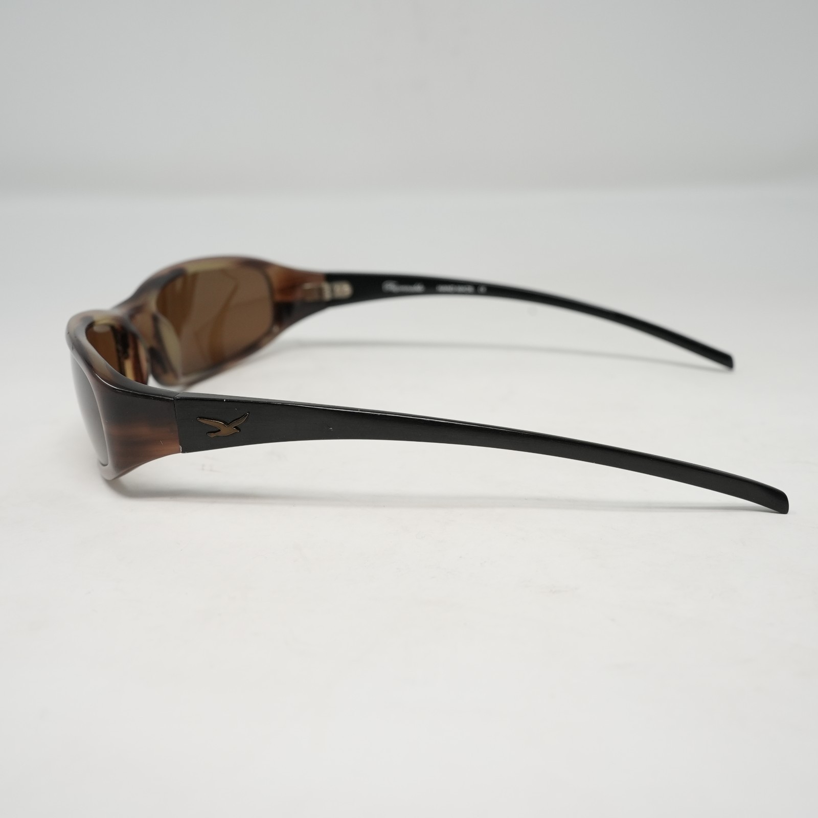 Faconnable F413 115mm Tortoise Wrap Polarized Bronze Lens Sunglasses Sport