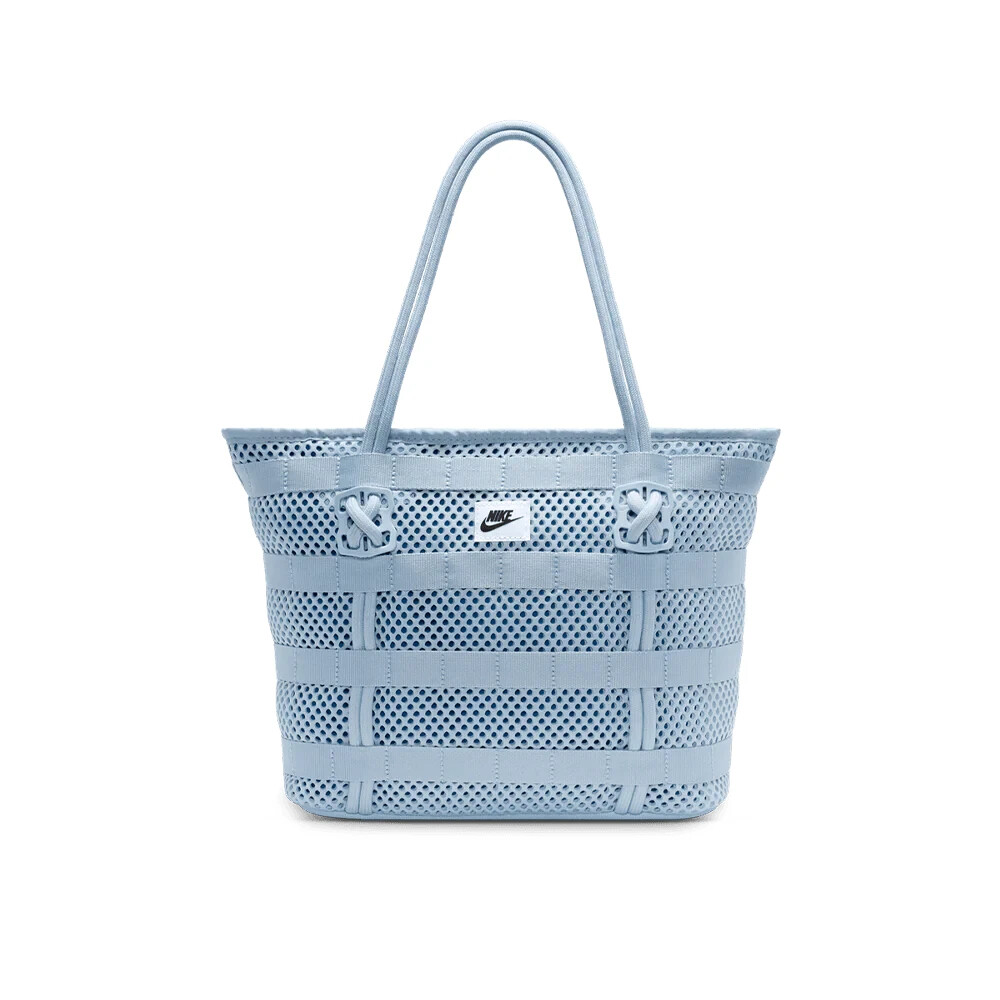 Nike Light Blue AF-1 Sportswear Small Tote Bag AF1 Cord Woven Nylon CU2607 440
