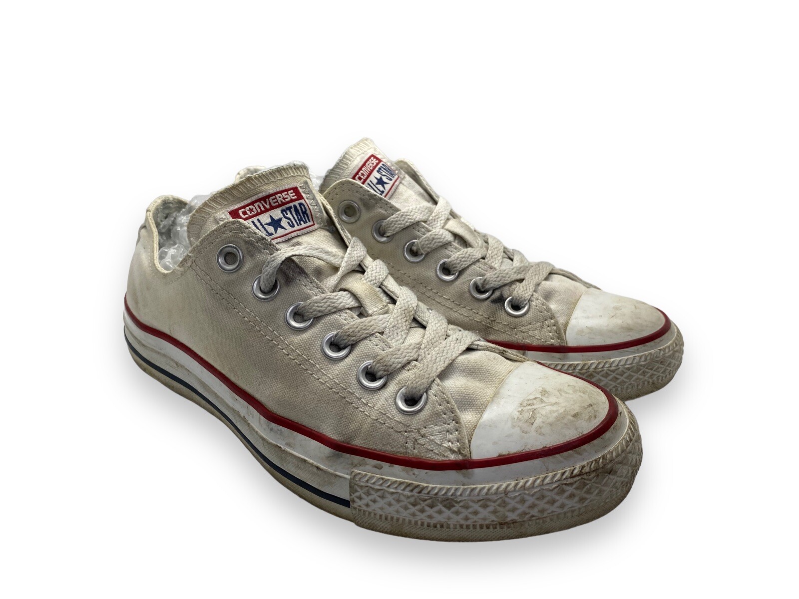 Converse Chuck Taylor All Star Sneaker Canvas White Shoe Men 5 Women 7 Low Top