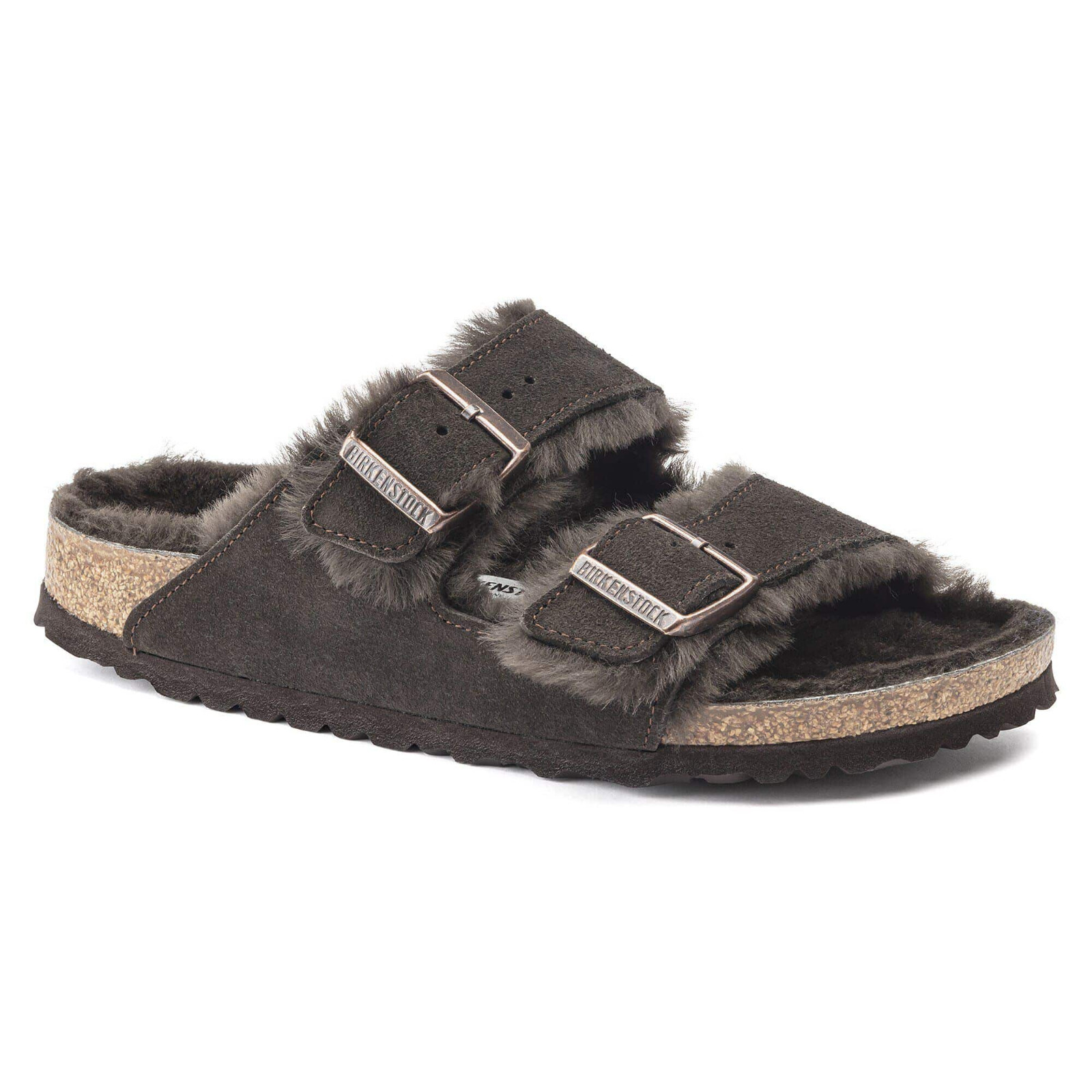 Birkenstock Arizona Shearling Suede Leather Sandals Unisex Shoes Sizes 6–9