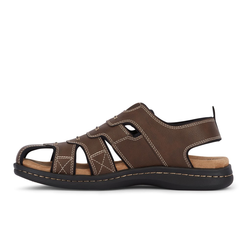 Dockers Mens Searose Casual Comfort Outdoor Sport Fisherman Sandal Shoe