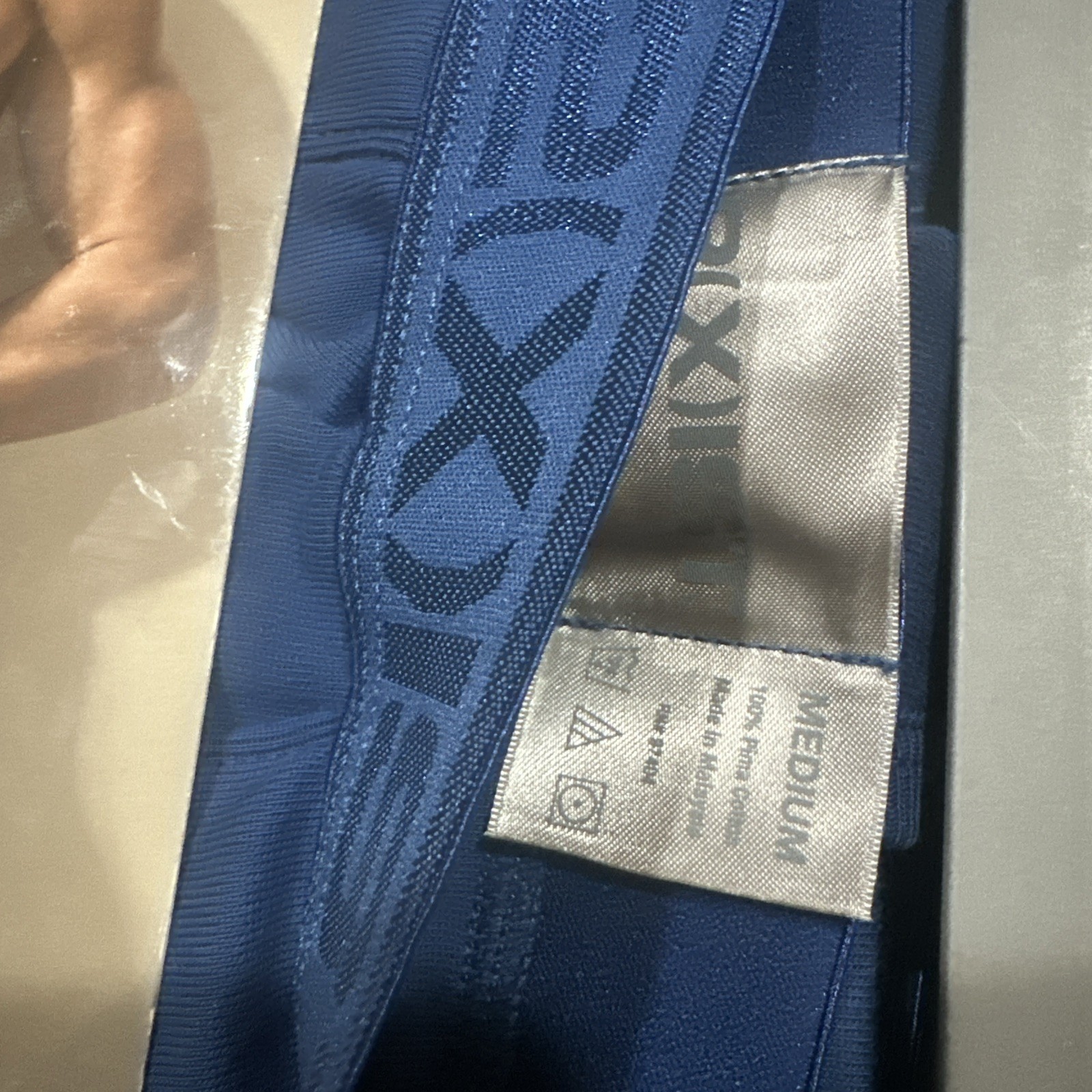 2(x)ist Pima One Contour Pouch Brief Blue Medium New in Box!