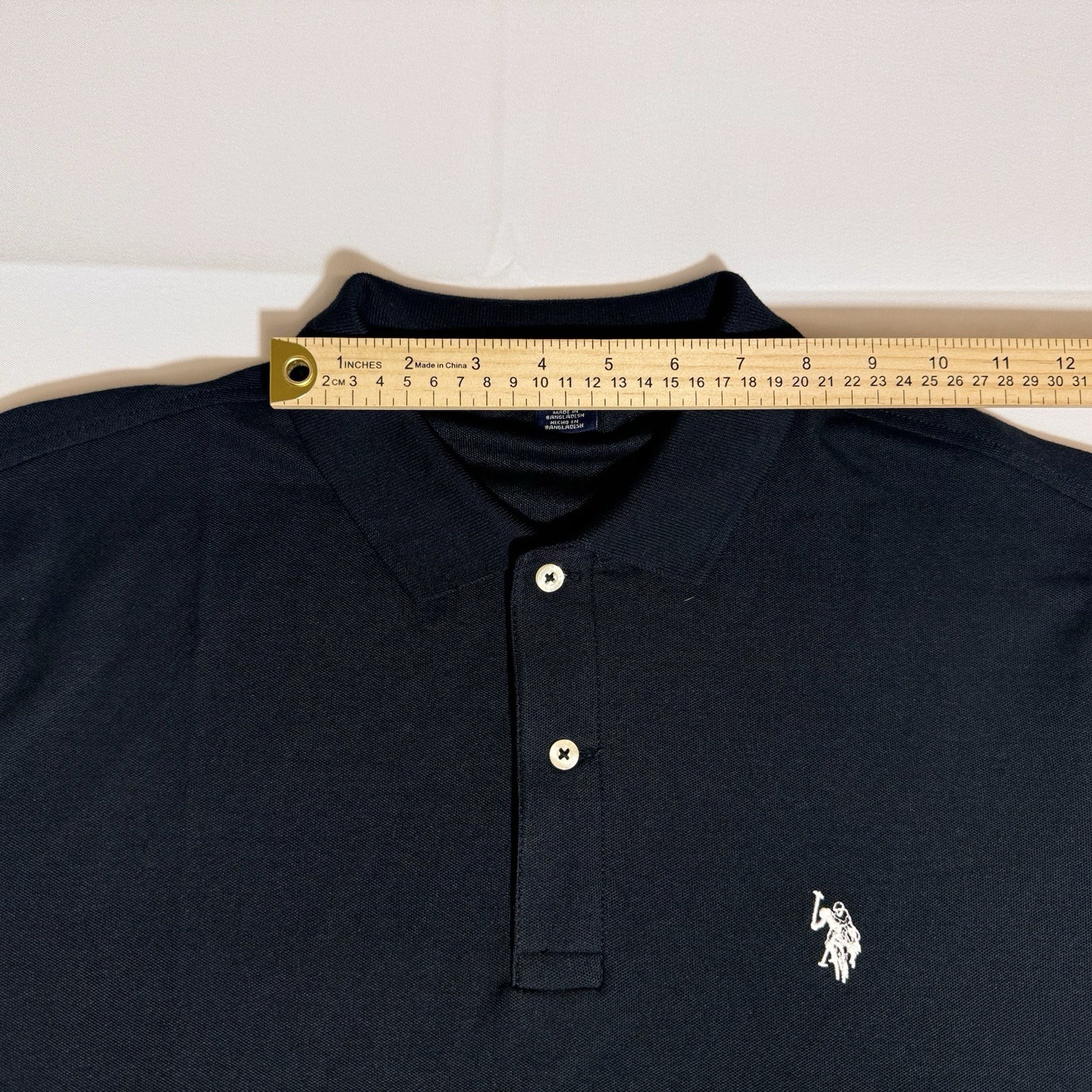 U.S Polo Assn, RN98826, Polo, Performance Pique, Black, Male, Large