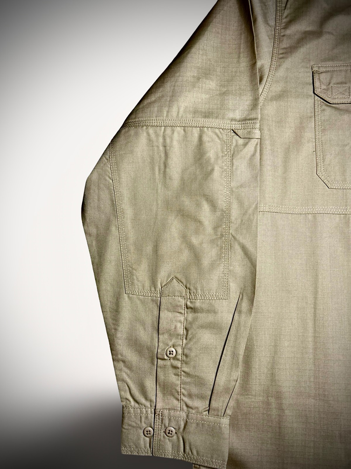 5.11 Tactical Taclite Pro Long Sleeve Shirt Men’s Ripstop Vented Patch Removed